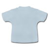 Baby T-Shirt hellblau Gr. 18-24Mt. hinten
